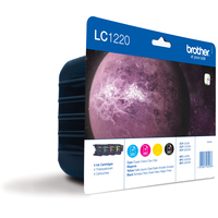 Brother LC-1220 Ink Cartridge Value Pack CYMK LC1220VALBP-1760
