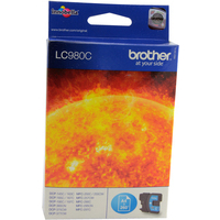 Brother LC980C Ink Cartridges Cyan LC-980C-0