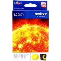 Brother LC980Y Ink Cartridges Yellow LC-980Y-0