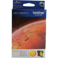 Brother LC1100HYY Ink Cartridges Yellow LC-1100HYY-0