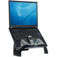 Fellowes Smart Suites Laptop Riser with 4-Port USB 2.0 Black/Clear 8020201-0