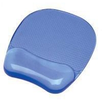 Fellowes Crystal Gel Mouse Pad Blue 9114106-0