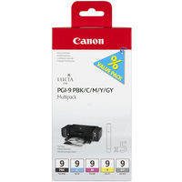 Canon PGI-9 Ink Cartridges Multi-Pack BK/C/M/Y/GY 1034B011-0