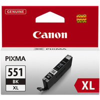 Canon Pixma CLI-551XLBK Ink Cartridge High Yield Black 6443B001-0