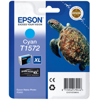 Epson Stylus Photo T1572 Ink Cartridge Cyan C13T15724010-0
