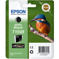 Epson T1598 Ink Cartridge Matte Black C13T15984010-0