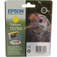 Epson T0794 Ink Cartridge Yellow C13T079440-0