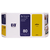 HP C4848A Ink Cartridge Yellow HPC4848A 80 350ml-0