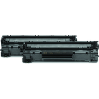 HP CB435AD Toner Cartridge Black Smart Print Twin Pack-0