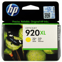 HP 920 XL Ink Cartridge Yellow CD974AE HP920XL-0