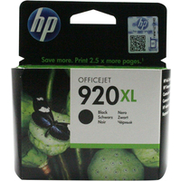 HP 920 XL Ink Cartridge Black CD975AE HP920XL-0