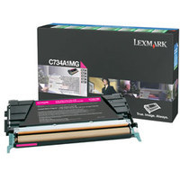 Lexmark C734A1MG Toner Cartridge Magenta Return Program-0