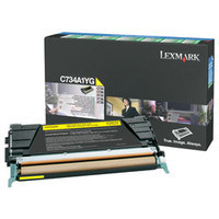 Lexmark C734A1YG Toner Cartridge Yellow Return Program-0