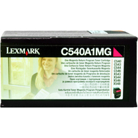 Lexmark C540A1MG Toner Cartridge Magenta Return Program 0C540A1MG-0