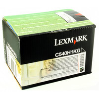 Lexmark C540H1KG Toner Cartridge Black H/Cap Return Program 0C540H1KG-0