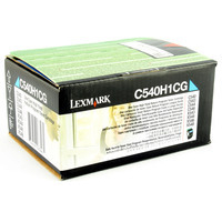 Lexmark C540H1CG Toner Cartridge Cyan H/Cap Return Program 0C540H1CG-0
