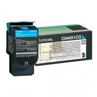 Lexmark C544X1CG Toner Cartridge Cyan Return Program 0C544X1CG-0