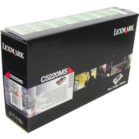 Lexmark C5220MS Toner Cartridge Magenta Return Program 00C5220MS-0