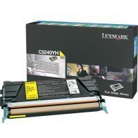 Lexmark C5240YH Toner Cartridge Yellow Return Program H/Cap 00C5240YH-0