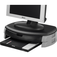 Q-Connect Monitor/Printer Stand/Drawer Black KF20081-0