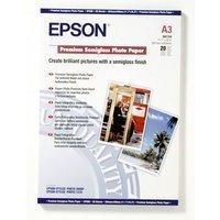 Epson Premium Semi-Gloss Photo Paper A3 Pk20 C13S041334-0