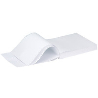 Q-Connect Listing Paper 11 inches x241mm 3-Part NCR Perforated Plain 60gsm Pk700-0