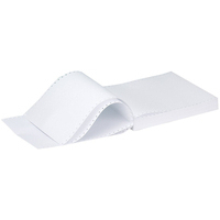 Q-Connect Listing Paper 11 inches x370mm 1-Part 60gsm Music Ruled 60gsm Pk2000 KF50038-0
