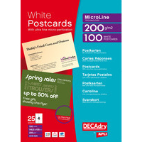 Decadry Post Cards A4 Sheet 148.5 x 105mm-0
