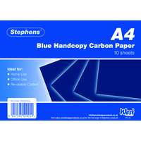 Stephens Hand Carbon Paper Blue 39g Pk10x10 RS520252-0
