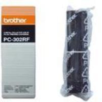 Brother PC 302RF Fax Cartridge Ink Ribbon Refill Pk2 PC302RF-0