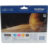 Brother LC1100CYMK Ink Cartridges Value Pack CYMK LC-1100CYMK-0