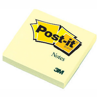 3M Post-it Note 76x76mm Yellow 654Y-0