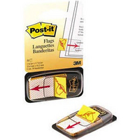 3M Post-it Index Tab 25mm Sign Here Pk50 680-31-0