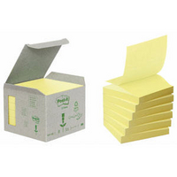 3M Post-it Note Recycled Z-Note 76x76mm Canary Yellow R330-1B-0