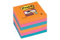 Post-it Super Sticky Colour Notes Electric Glow 76x76-0