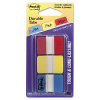 3M Post-it Strong Index Pk66 Red Yellow Blue 686-RYB-0