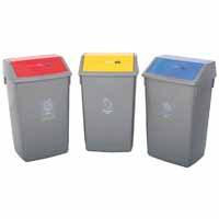 Addis Recycling Bin Kit Bases Metallic Pk3 505574-0