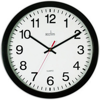 Acctim Controller Wall Clock 368mm Black-0