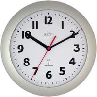 Acctim Parona RC Wall Clock Silver 74317-0