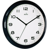 Acctim Aylesbury Wall Clock Black 92/302-0