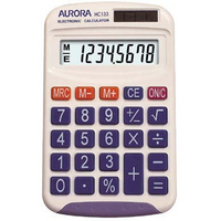 Aurora Pocket Calculator 8-digit HC133-0