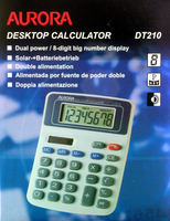 Aurora Desktop Calculator 8-digit DT210-0