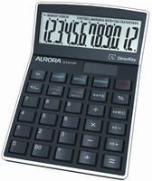Aurora Desktop Calculator 12-digit Black DT910P-0
