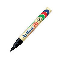 Artline 70 Marker Bullet Tip Black A701-0