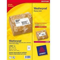 Avery Weatherproof Shipping Label 99.1x139mm Pk25 L7994-25-0