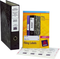 Avery Laser Labels L7171-25 Lever Arch File Spine Labels Pk25-0