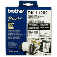 Brother QL Labels DK-11202 Shipping Label 62x100mm DK11202 Pk300-0