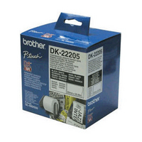 Brother QL Labels DK-22205 Continuous Paper Tape 62mm DK22205 30m-0