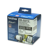 Brother QL Labels DK-22212 Continuous Film Tape 62mm White DK22212 15m-0