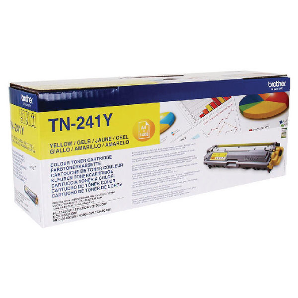 Brother TN241Y Yellow Toner-0